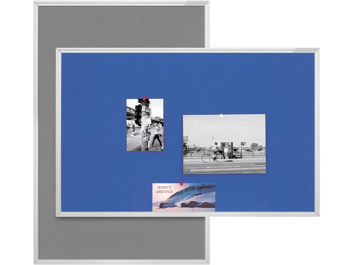 MAGNETOPLAN Design-Pinnboard SP 1490003 Filz, blau 900x600mm (4013695026169)