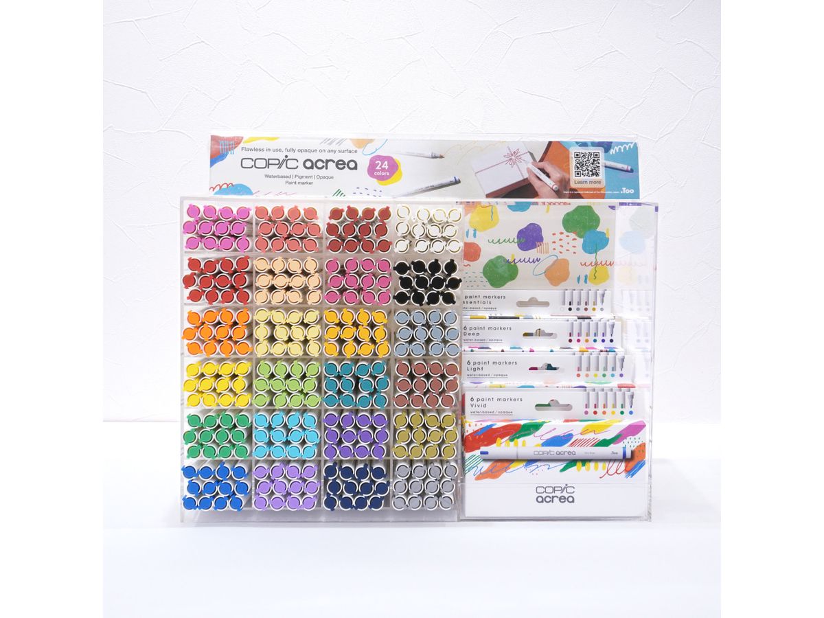 COPIC Display ACREA 20077100 inkl. 288 Stifte und 8 Sets (4013695268477)