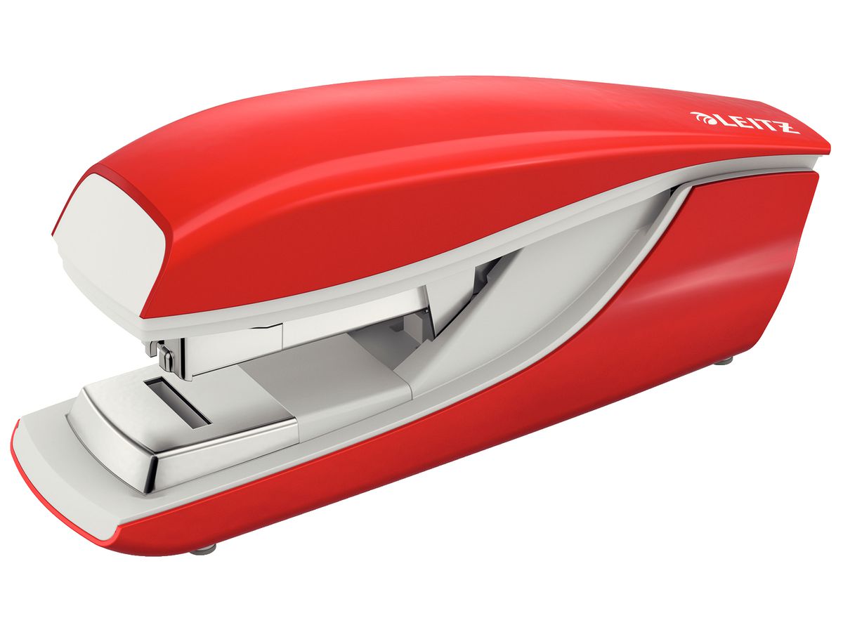 LEITZ Agrafeuse à plat NeXXt 5523 55230025 rouge 40 feuilles (4002432363964)