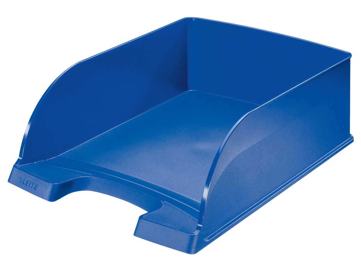 LEITZ Corbeille courrier Jumbo+ A4 52330035 bleu (4002432370894)