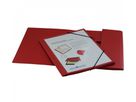 EROLA Cartella con elasti 650my A4 33299S rosso cart. fibra tascha est. (7640114443626)