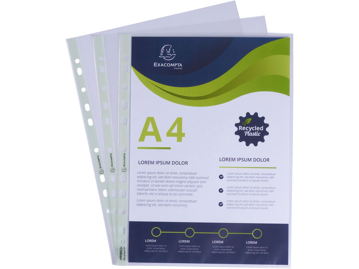 EXACOMPTA Pochette de présentation A4 5320E transparent 60my rec. 100 pcs. (3130630053200)