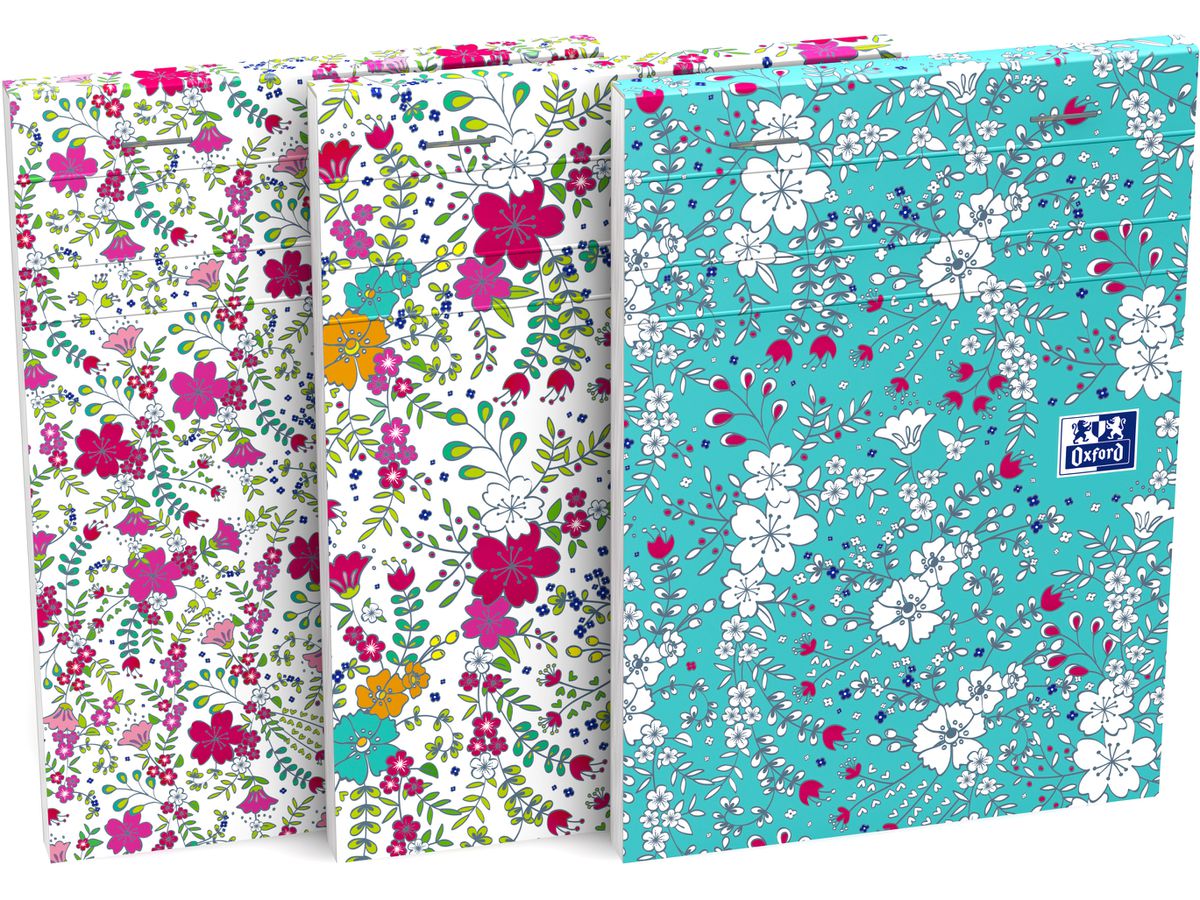 OXFORD Taccuino ForMe Floral A6 400094827 rigato 6mm, 90g 80 fogli (3020120113531)