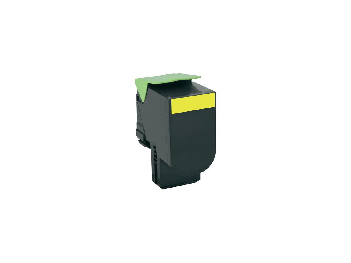 LEXMARK Cart. toner return HY yellow 80C2HY0 CX410/510 3000 pages (0734646477901)