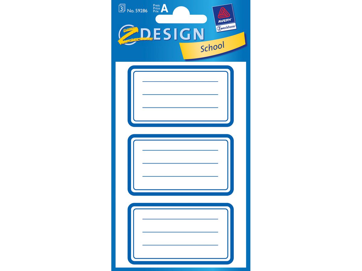 Z-DESIGN Sticker School 59286 Motivo 2 pezzi (4004182592861)
