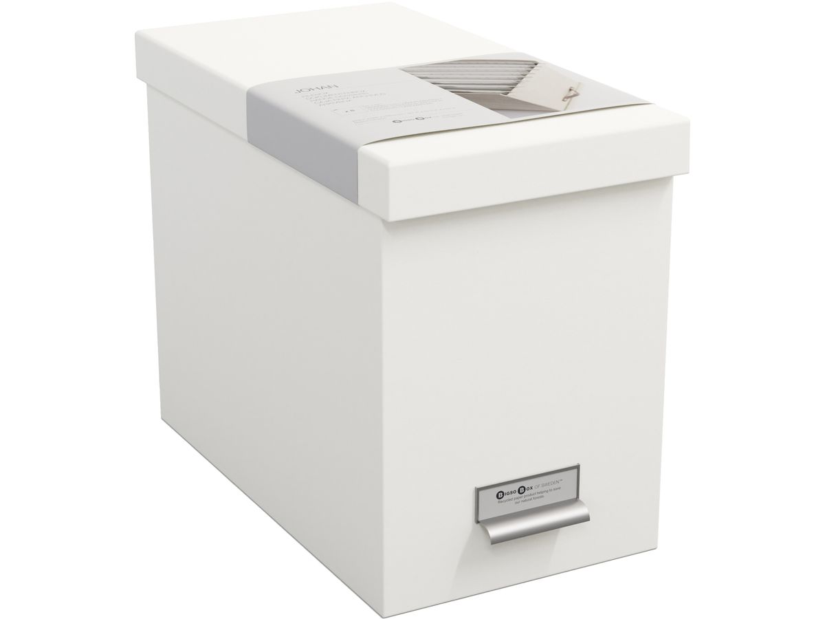 BIGSO BOX OF SWEDEN Boîte Dossiers 15859200 8 dossiers suspendus, blanc (7330061944559)