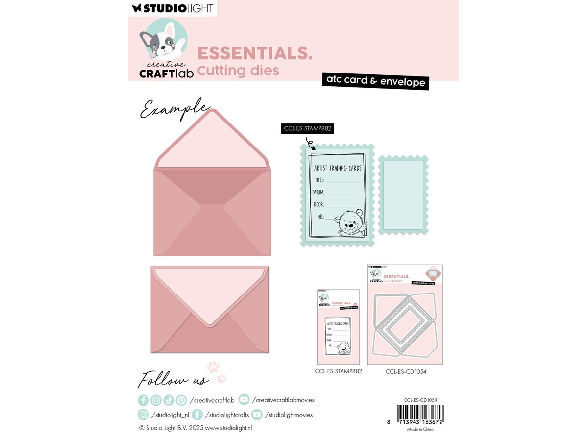 SIZZIX Matrices de découpe CCL-ESCD1054 Carde & enveloppe 6 pièces (8713943163672)