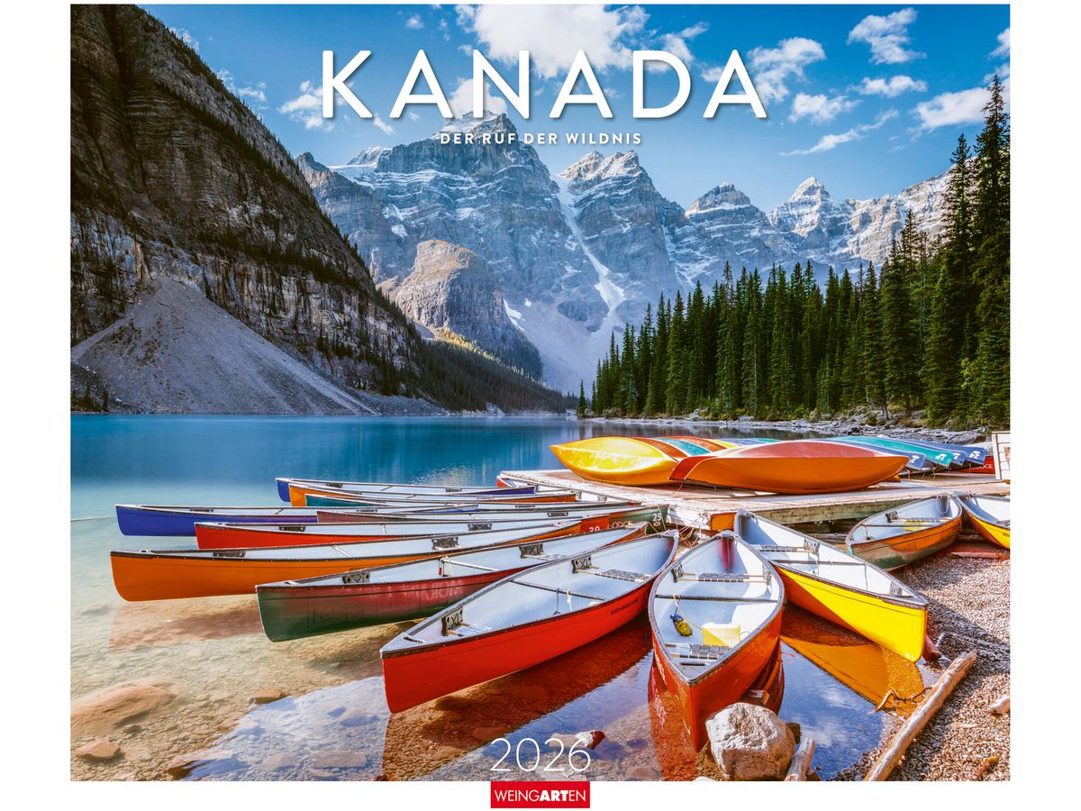 WEINGARTEN Bildkalender 2026 3312191+26 Kanada DE 55x46cm (9783839902639)