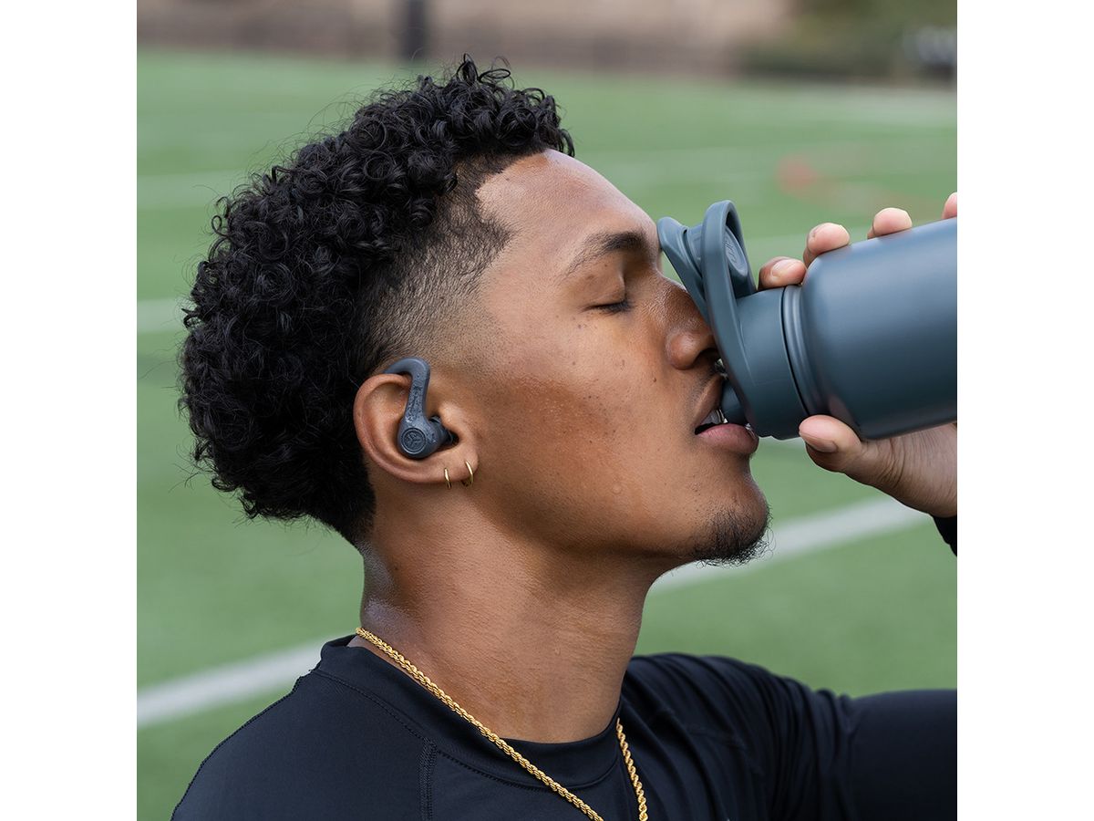 JLAB JBuds Sport ANC 4 Earbuds IEUEBJBSPTANCRGPH84 True Wireless, Graphite (0810119072184)