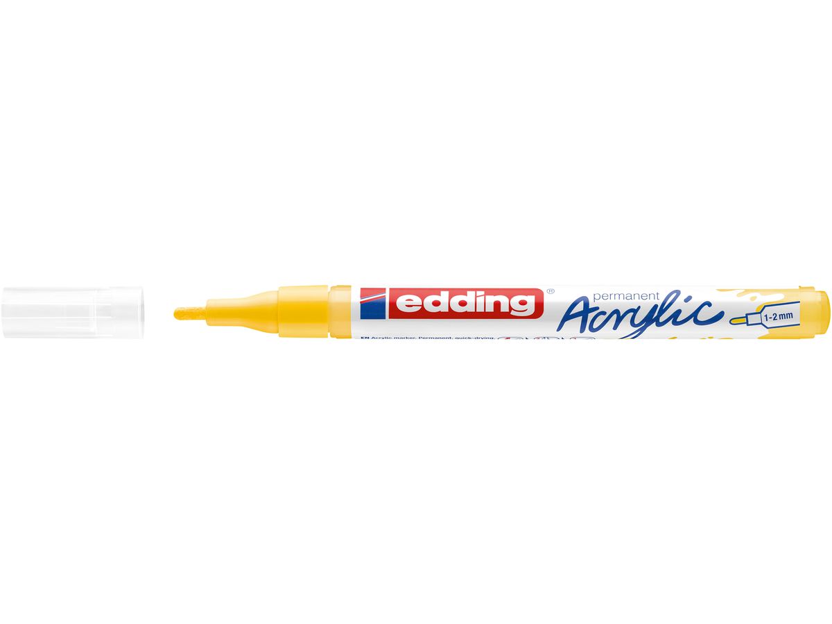 EDDING Acrylmarker 5300 1-2mm 5300-905 traffic yellow (4057305027610)