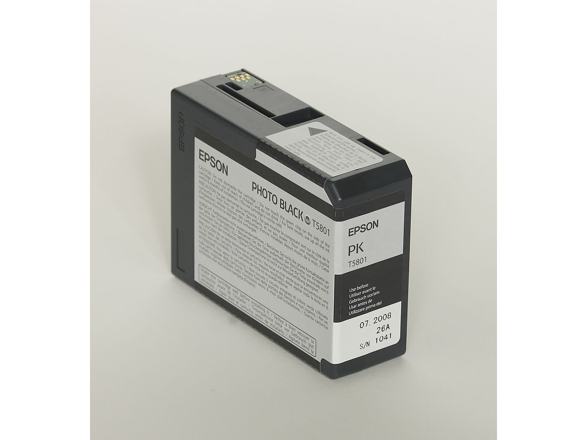 EPSON Tintenpatrone photo black T580100 Stylus Pro 3800 80ml (0010343858770)