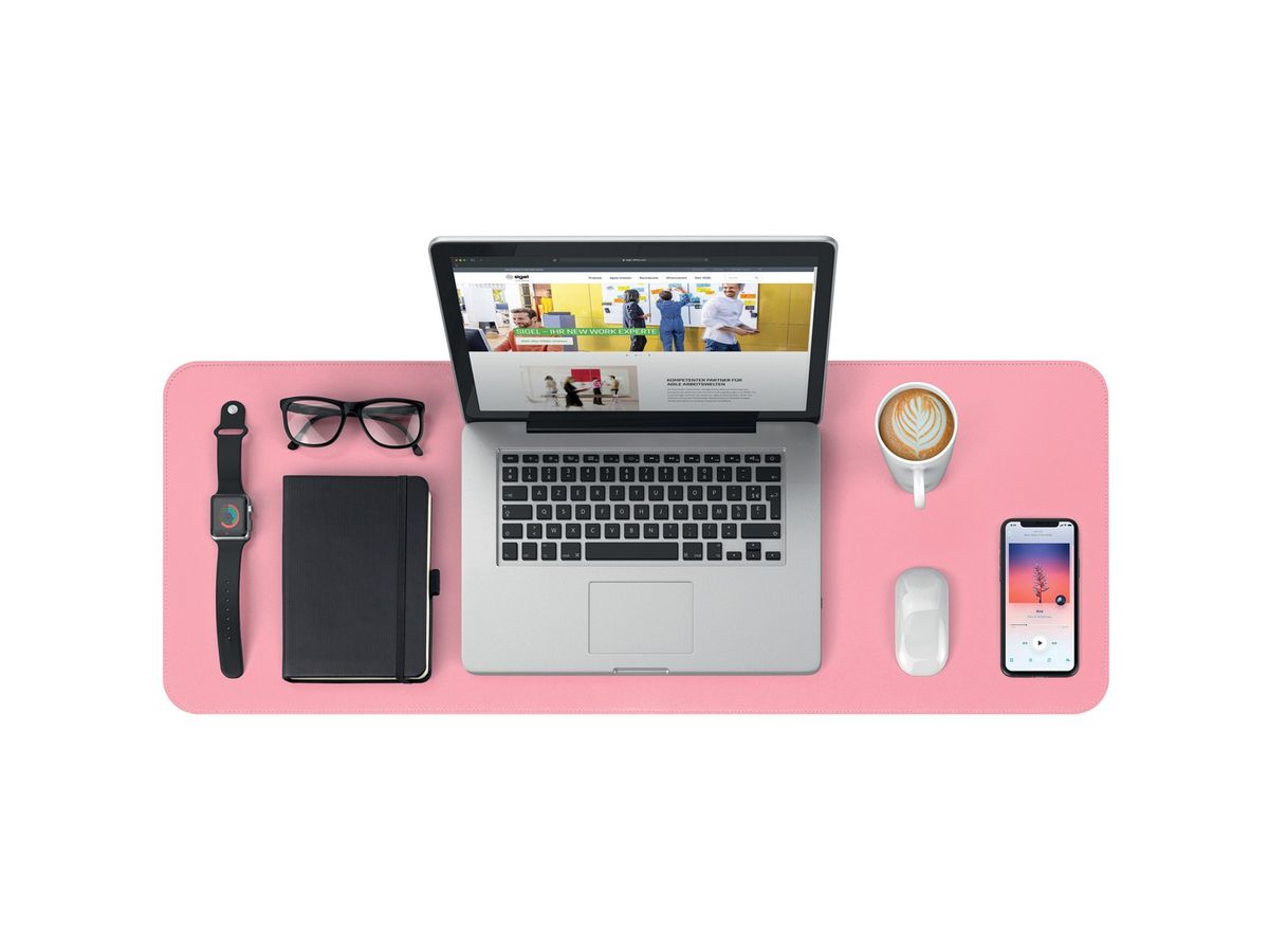 SIGEL Sottomano 80x30cm SA605 bifacciale, rosa/argento (4004360802614)
