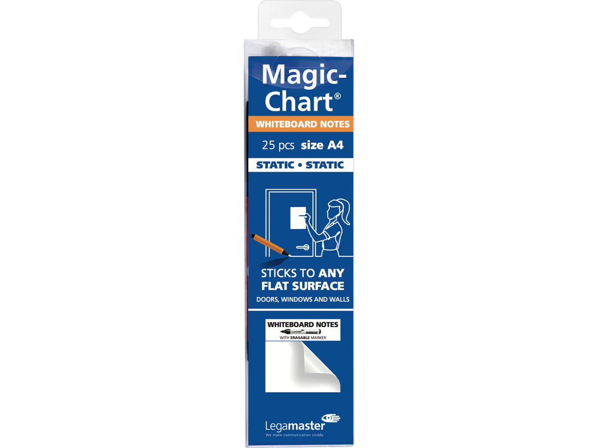 LEGAMASTER Magic-Chart Notes 7-159100-A4 tableau blanc A4 (8713797081276)