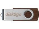 DISK2GO USB-Stick wood 64GB 30006663 USB 3.0 (7640111166993)
