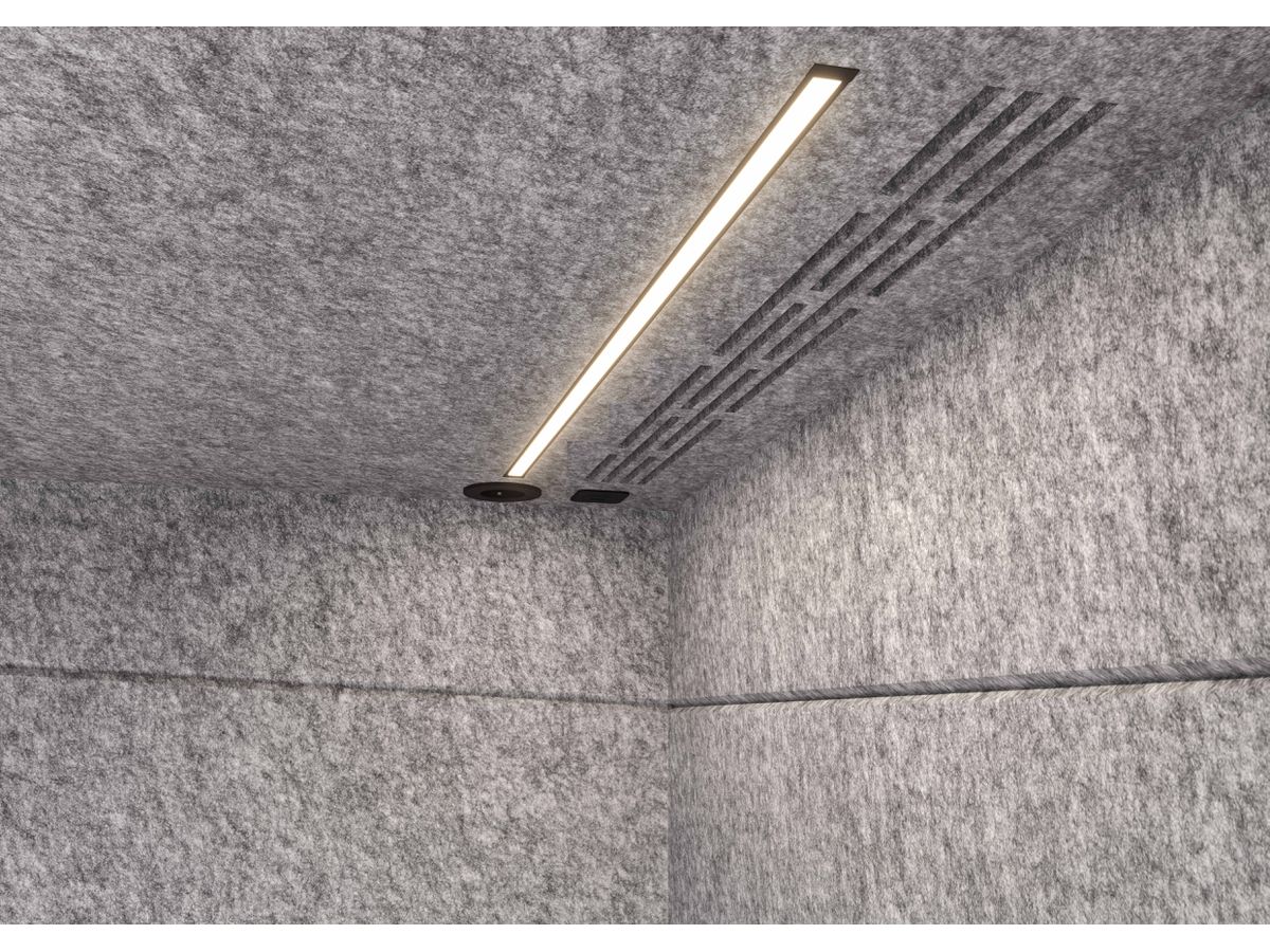 APOLLO MeetingBox Harmony VTBSS1/W/5/T bianco/grigio 103x100x217cm (4032062320952)