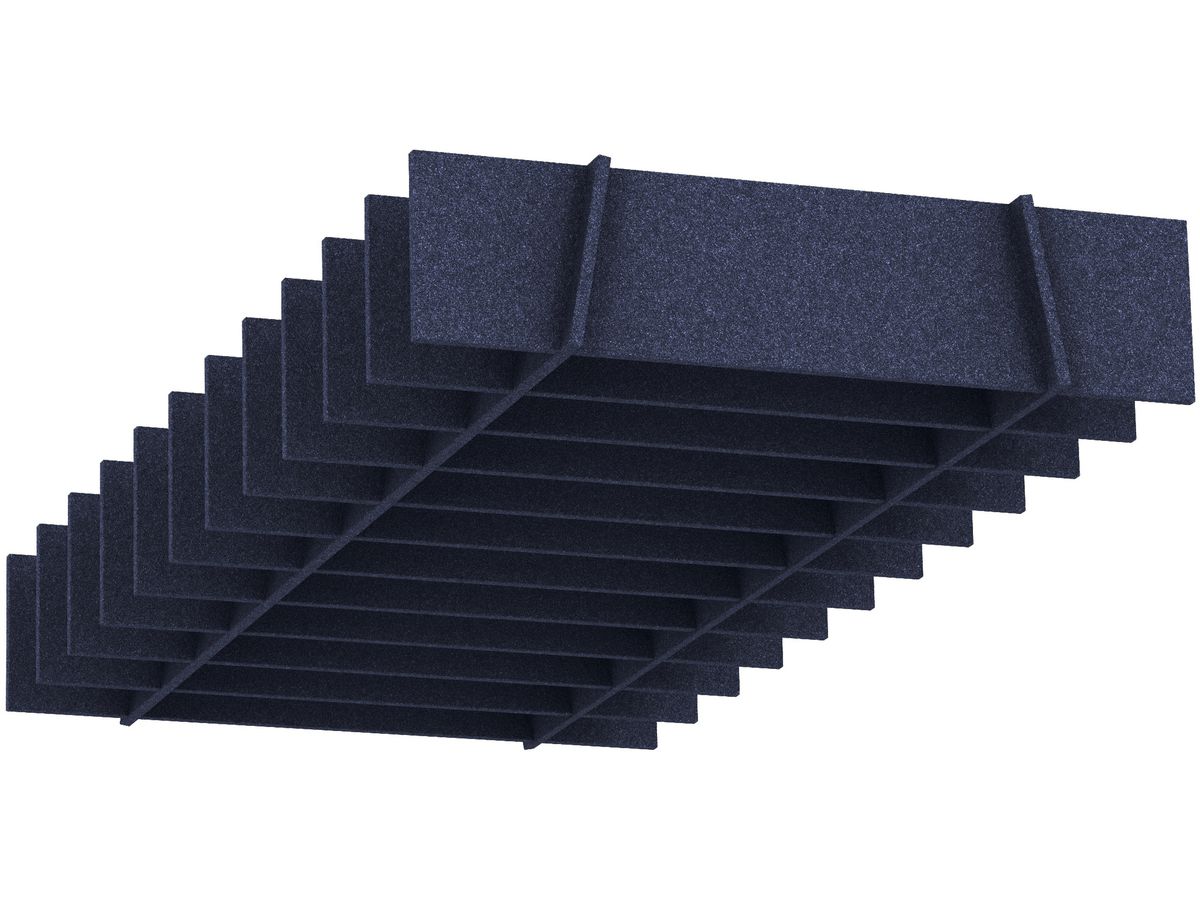 SUONO Deckenelement 240x120x28cm 2140.U12.4700 STRAIGHT, blau (7640439764598)