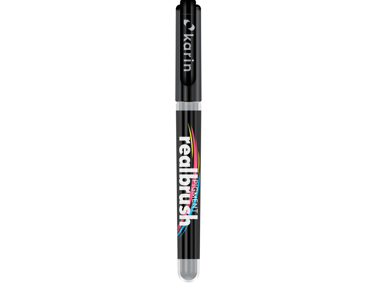 KARIN Real Brush Pen 0.4mm 33Z428 Pigment, grigio freddo 2 (5904446032340)