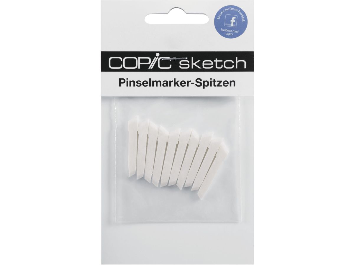 COPIC Spare Tip Sketch 21075MB Medium Broad, 10 pcs. (4511338010082)
