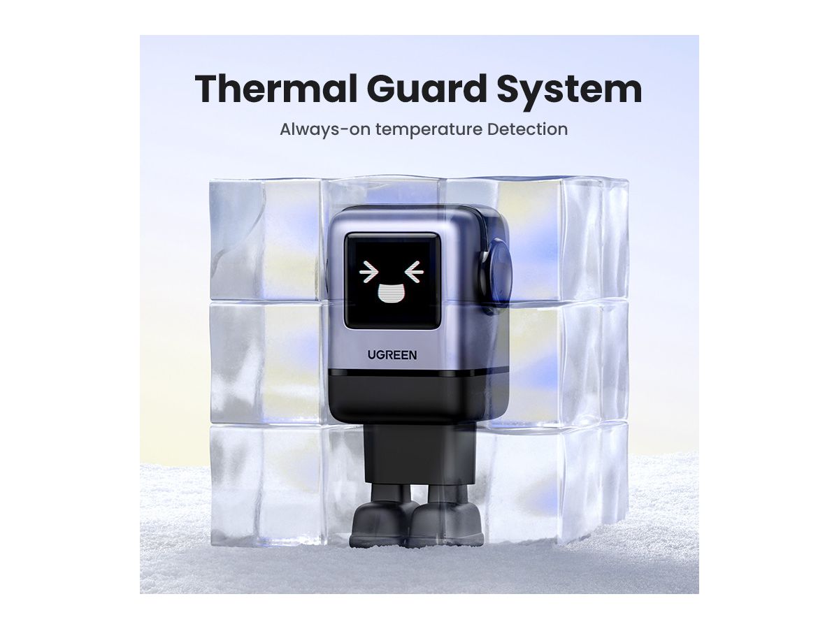 UGREEN USB-C Wallcharger Uno RG 45515B 100W,4-Port,GaN,Fast Charg. (6941876249787)