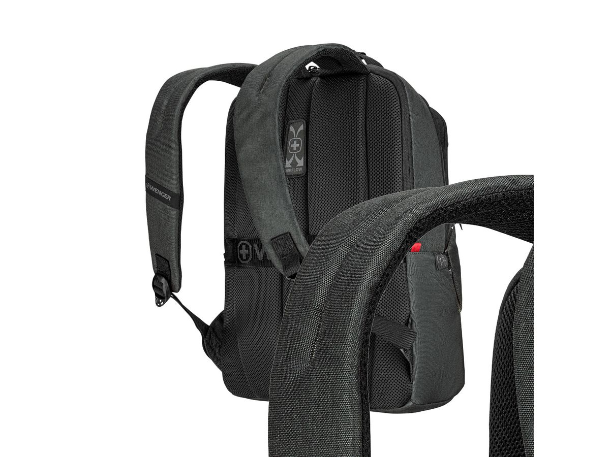 WENGER MX ECO Professional 16 Inch 612261 Laptop Backpack Charcoal (7613329169599)