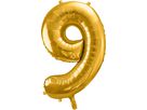 PARTYDECO Palloncino in foil no. 9 86cm FB1M-9-019 oro (5902230736191)