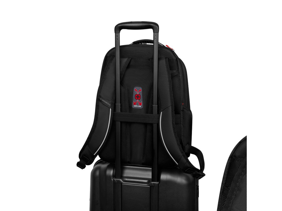 WENGER Laptop Backpack Altair Black 653186 15.6 inch with Tablet Pocket (7611160264220)