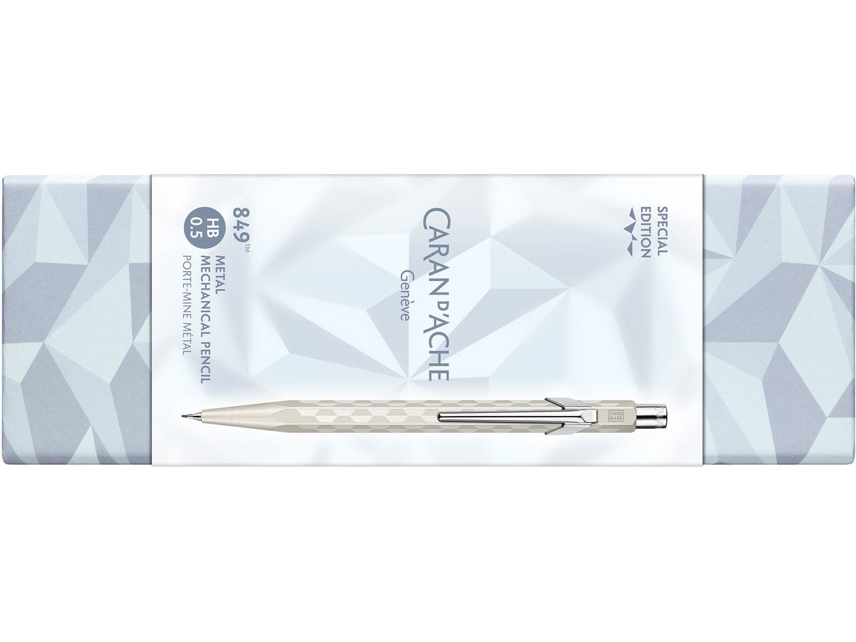 CARAN D'ACHE Porte-mine 0.5mm CC0844.125 Alpine Frost, blanc (7630002360869)