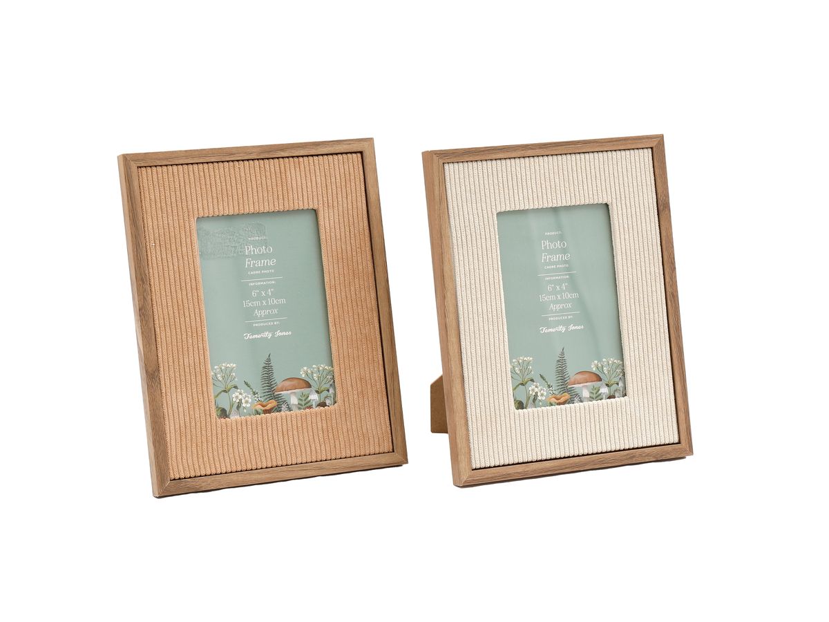 ROOST Fotorahmen 4x6 Zoll PH2503 Kord, assortiert (5024418576044)