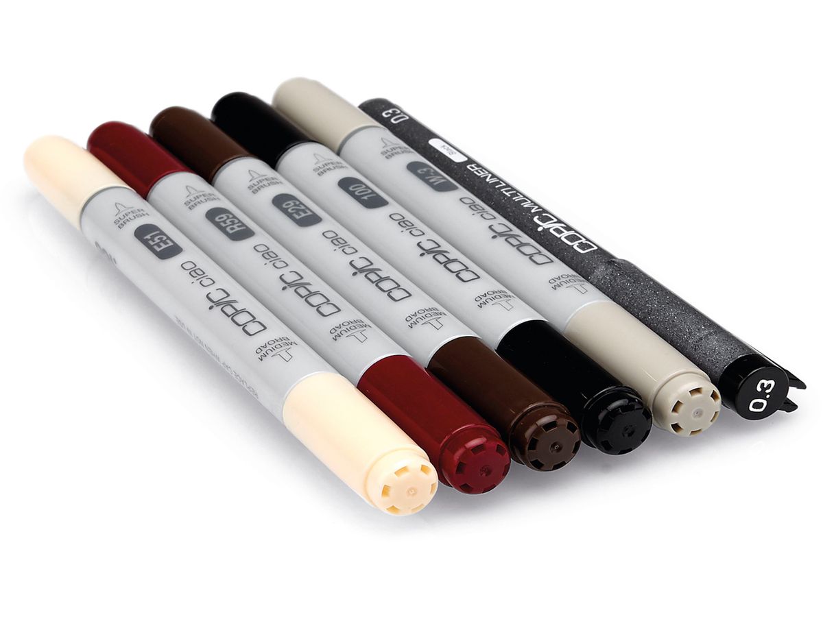 COPIC Marker Ciao 22075562 5+1 Set Manga 5 (4013695261485)