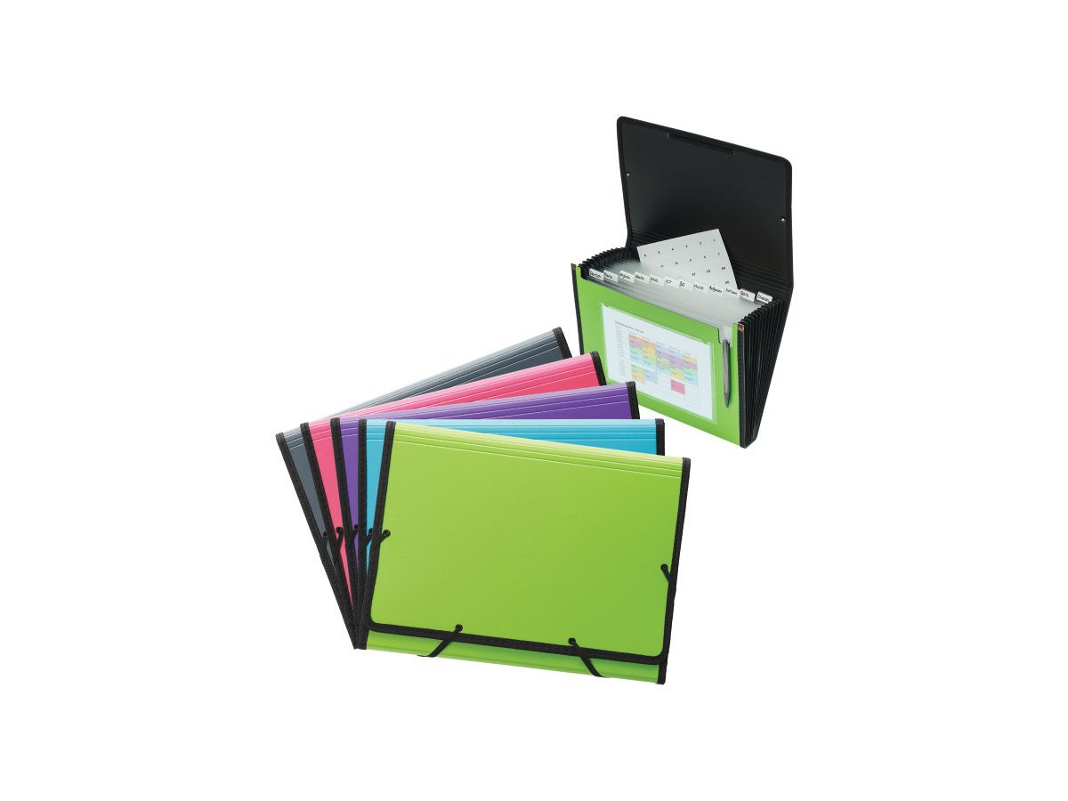 KOLMA Cartella comp. Daily A4 11.032.05 blu (7611967113202)