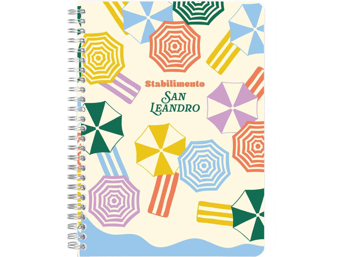 CLAIREFONTAINE Carnet spirale A5 116264C Dolce Amore ligné ass. 74 f. (3329681162645)