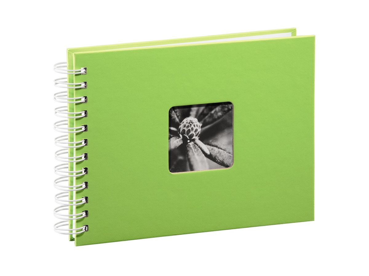 HAMA Spiralalbum Fine Art 24x17cm 2114 kiwi 25 Blatt, weiss (4007249021144)