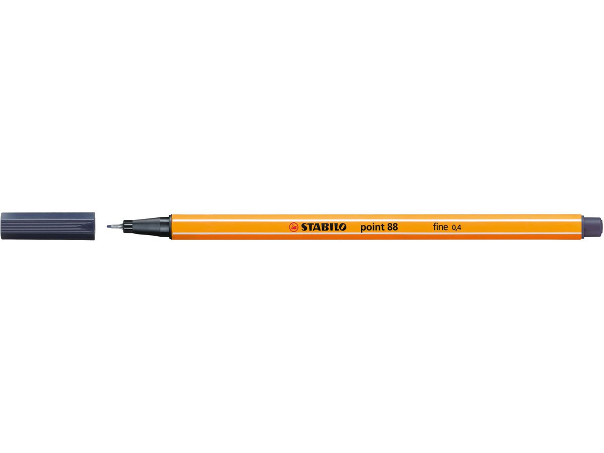 STABILO Fineliner Point 88 0.4mm 88/98 paynesgrau (4006381493390)
