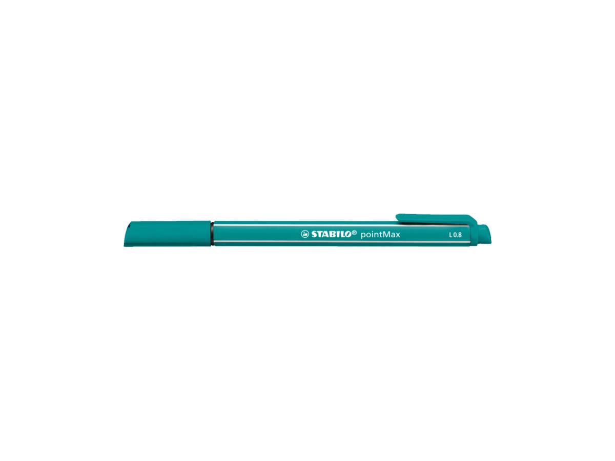 STABILO Fineliner PointMax 0.8mm 488/51 turchese (4006381503488)