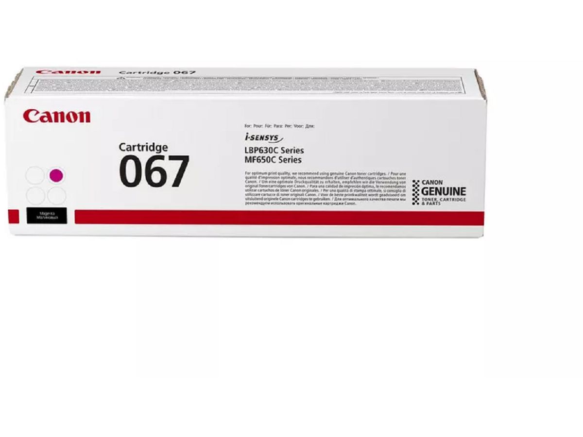 CANON Modulo di toner 067 magenta 5100C002 LBP631Cw/633Cdw 1250 pagine (4549292187502)