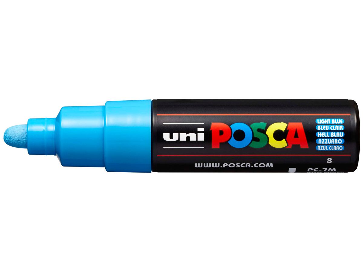 POSCA Marker 4.5-5.5mm PC7MLIGHTBLU blu chiaro (4902778228319)