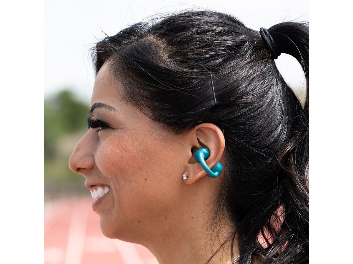 JLAB Flex Open Air Clip Earbuds IEUEBFLEXRTEL124 True Wireless, Teal (0810119071842)