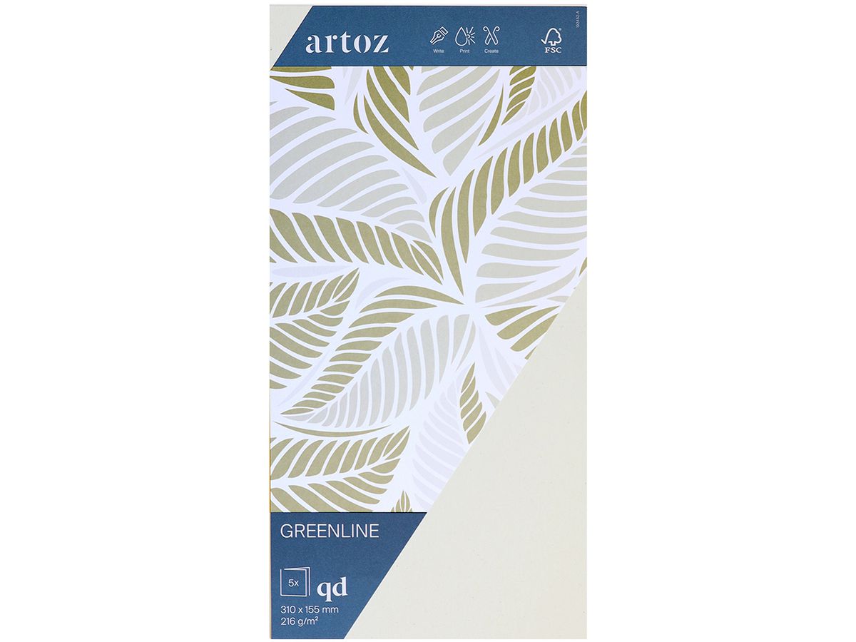 ARTOZ Karten 1001 310x155mm 19245226-242 216g, tortilla 5 Blatt (7612996824480)