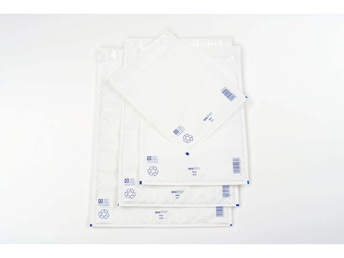 AROFOL Enveloppe mollet.7/G 250x350mm 2FVAF000307 blanc, Coexfoil 100 pcs. (4009445003078)