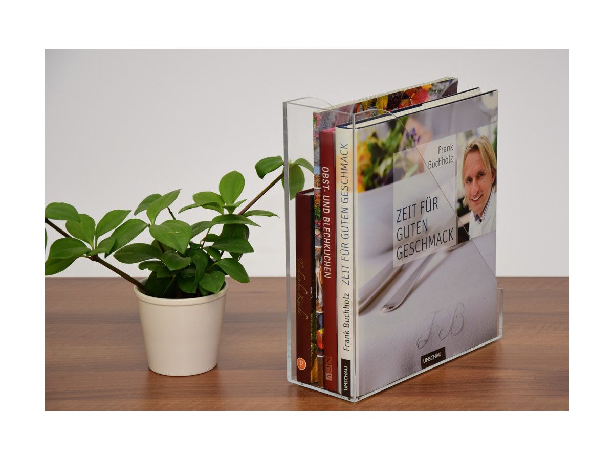 MAUL Portariviste acrilico 1951005 263x98x307mm, chiaro (4002390026826)