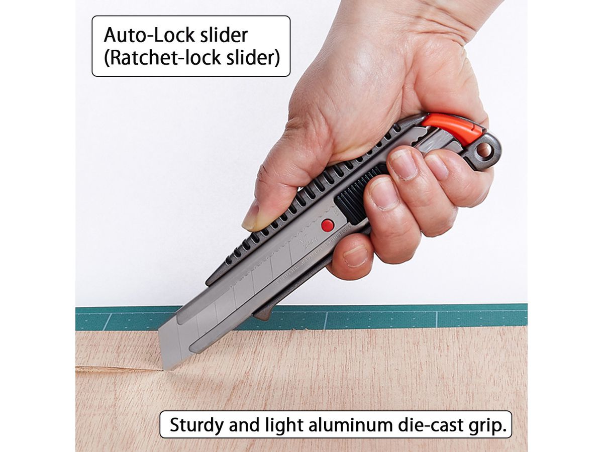 NT Cutter 18mm L-500GRP Alu 1 lames (4904011010811)