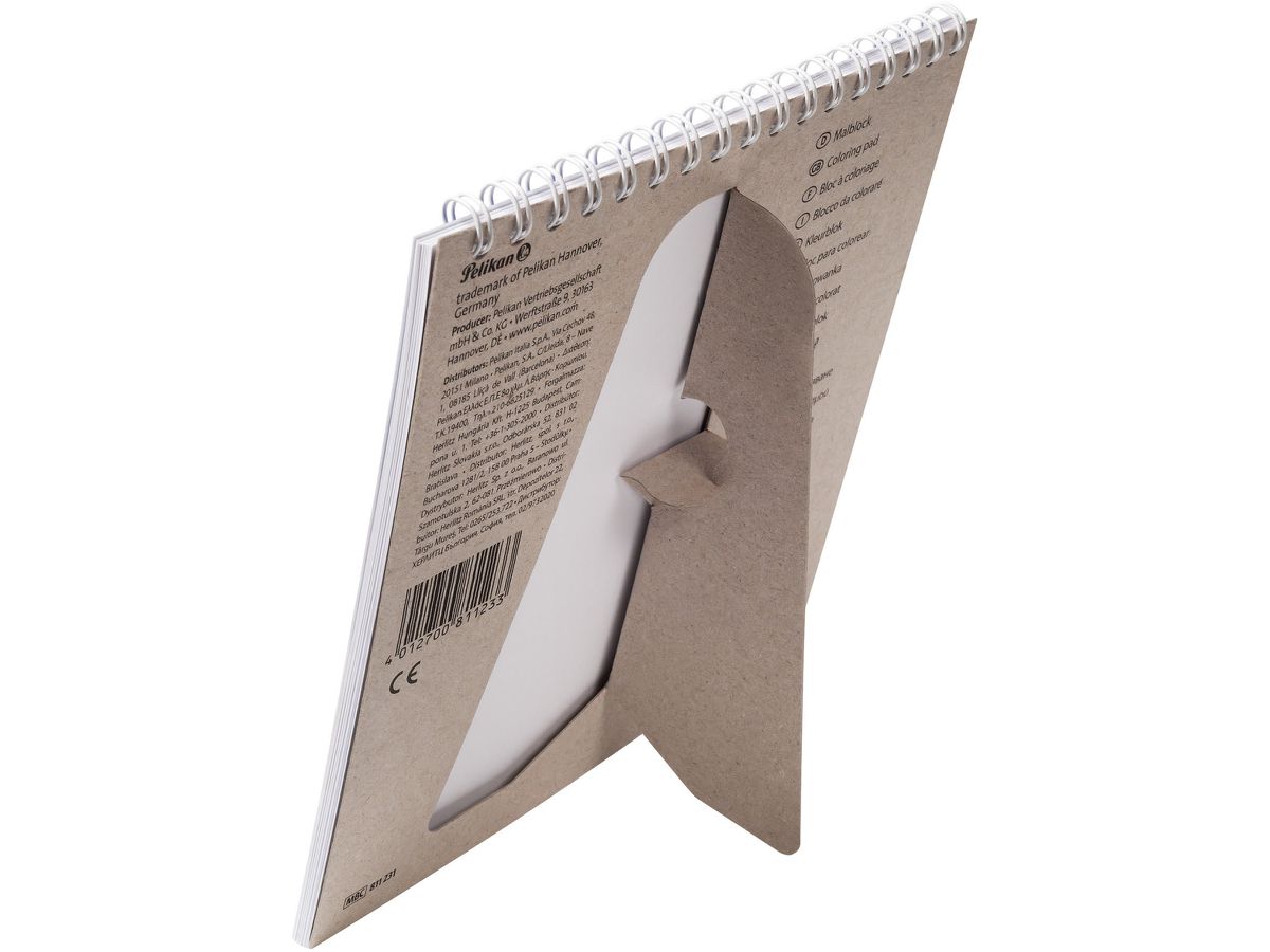 PELIKAN Bloc à dessin Combino 15x15cm 811231 15 flls. animals (4012700811233)