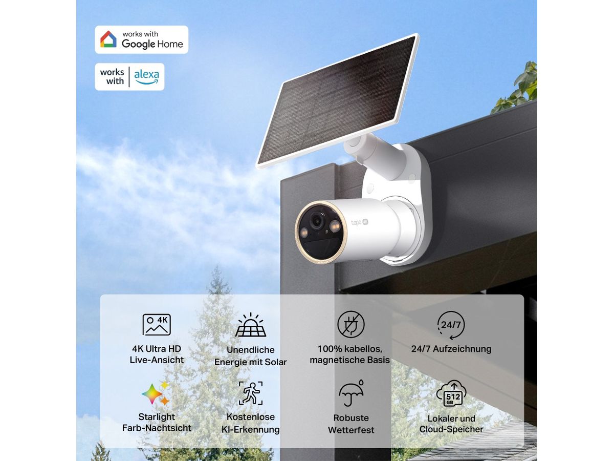TP-LINK Solar-Security Camera Kit Tapo C460 KIT (8885020629521)