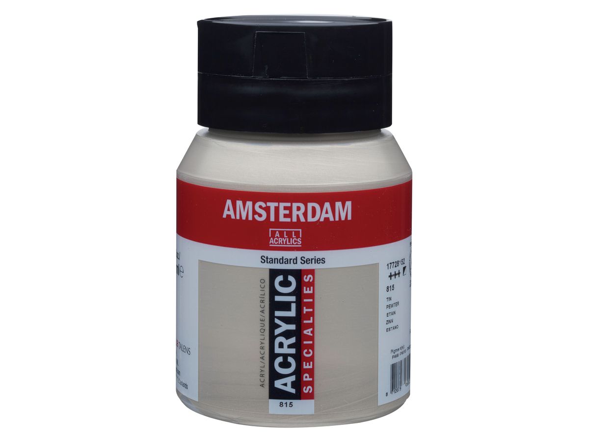 AMSTERDAM Peinture acrylique 500ml 17728152 étain 815 (8712079395025)
