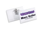 DURABLE Badge avec pince combiné 810119 transp., PVC, 54x90mm 50 pcs. (4005546810126)