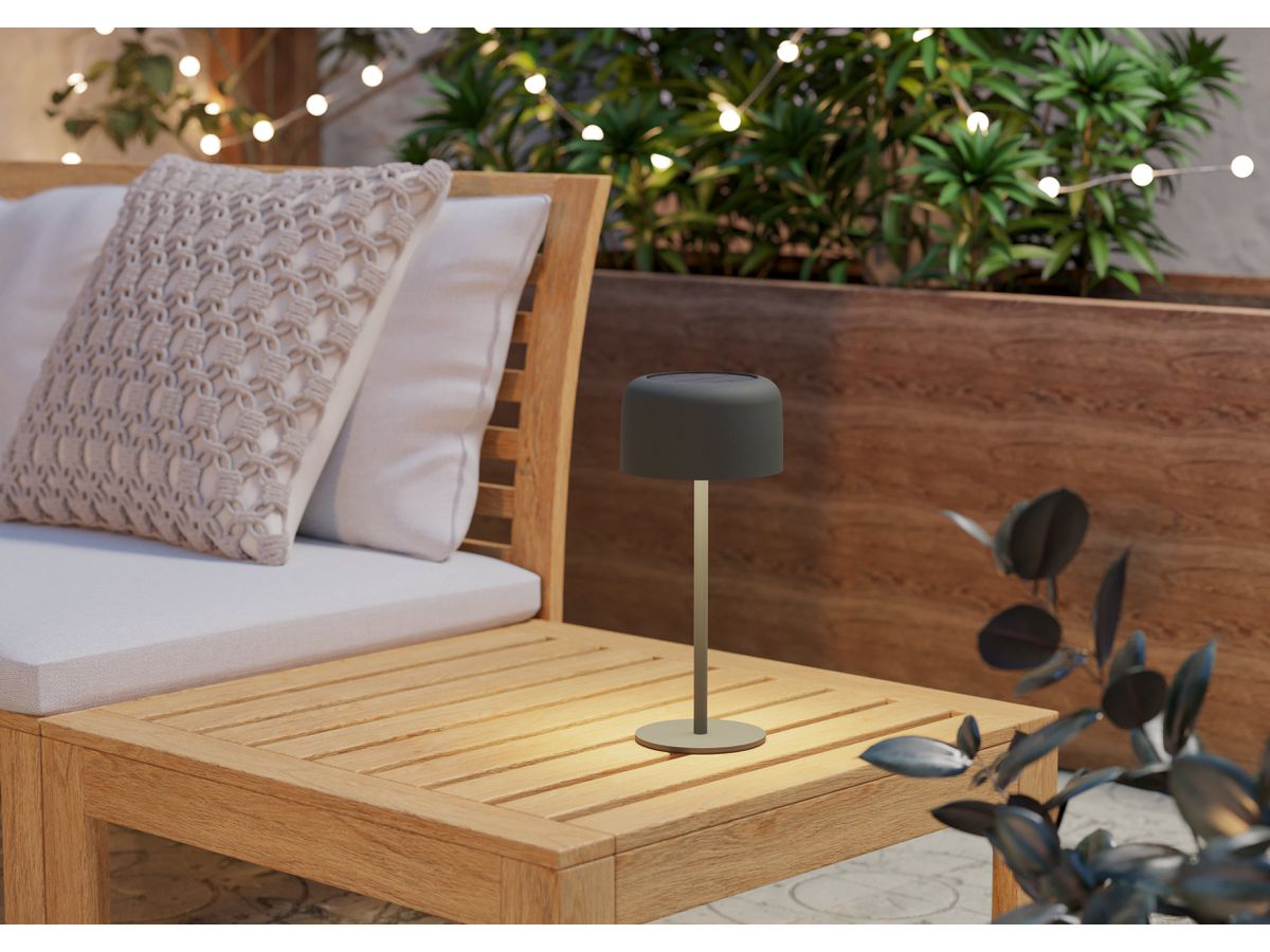 EGLO Lampada da tavolo Roccanova 901894 verde, solare (9008606355051)