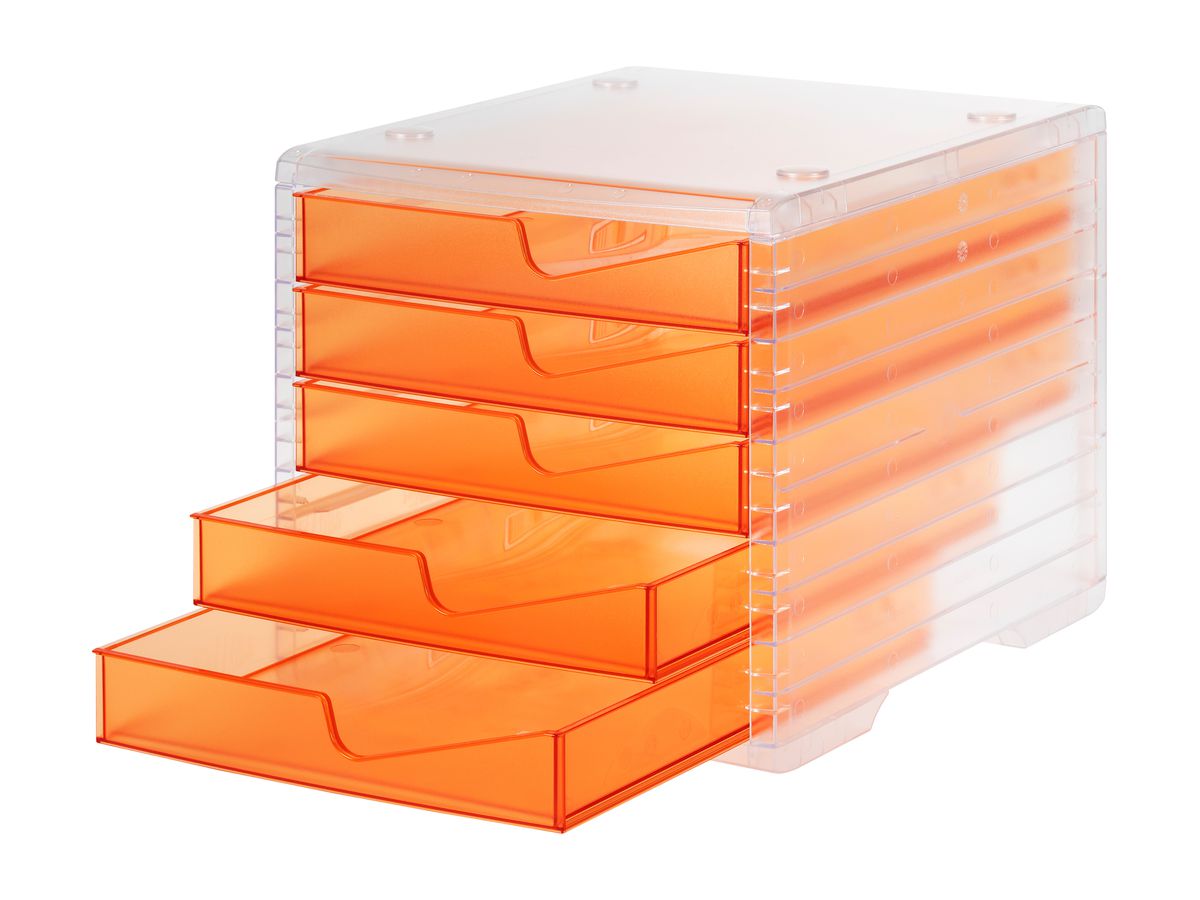 STYRO Styroswingbox light 275-8430.241 trasparente/albicocca 5 cass. (7612176088893)