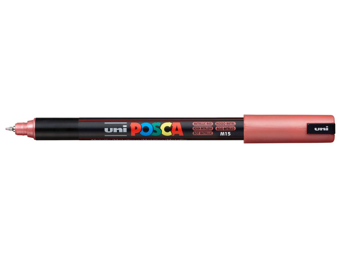 POSCA Fineliner 0.7mm PC1MR MET.RO Metallic rot (4902778089903)