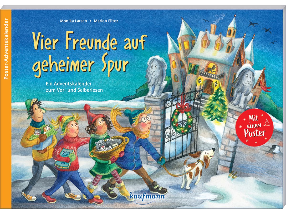 CARLSEN Calendrier de l'Avent 31815 4 amis sur une piste secrète (9783780618153)