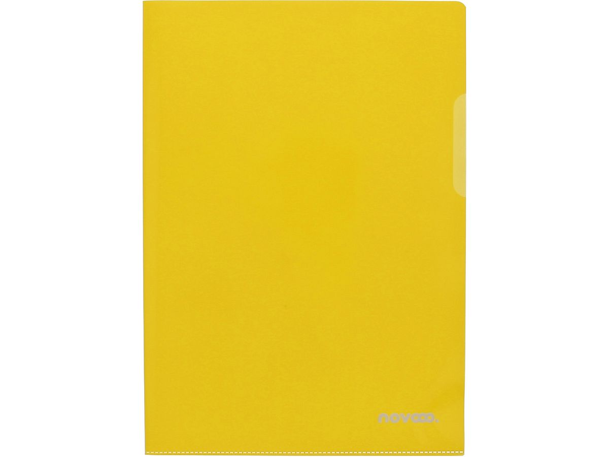NOVOOO Pro Sichtmappen 140my A4 400197773 gelb glatt 100 Stück (9010729075303)